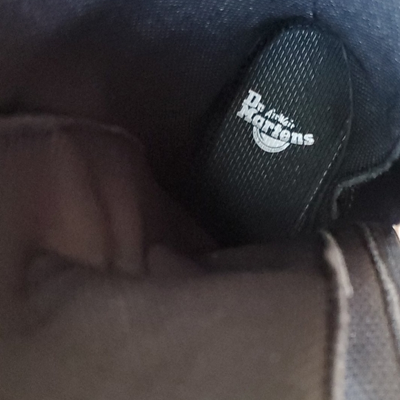 Dr martens tall combat black leather boot sz 6 - Picture 8 of 15